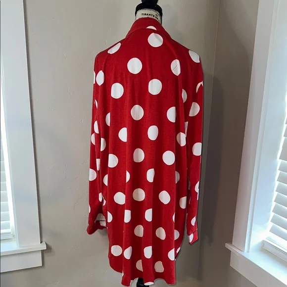 Disney Pajama Nightshirt with Red Polka Dots - Picture 6 of 6